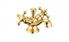 LEMARK Смеситель для раковины Jasmine, двухвентильный, бронза LM6646B