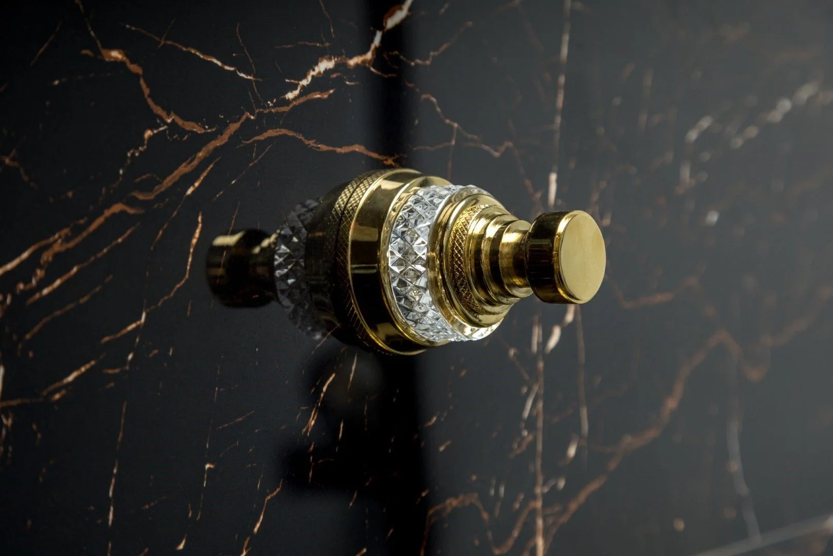 Приобрести boheme крючок для ванной комнаты aura, золото\кристаллы 10246-g