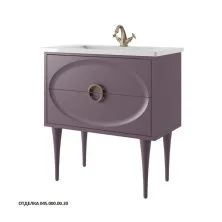 Caprigo Тумба с раковиной MILANO 80 см, лиловая, эмаль 38311 3