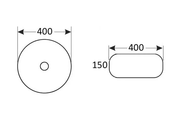 Приобрести раковина-чаша ceramalux 40 см 5004 sp, узор