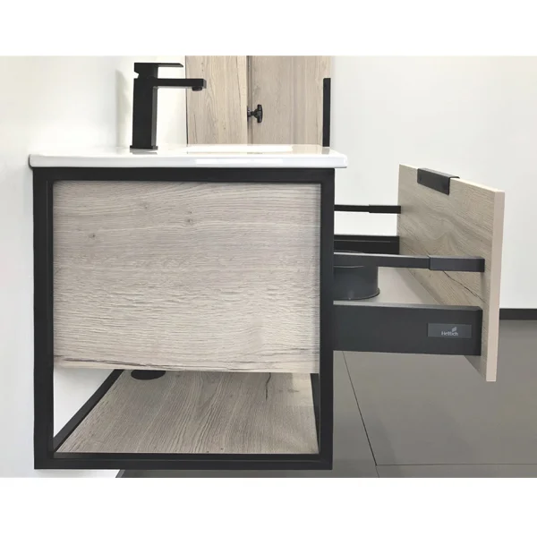 Приобрести сomforty тумба с раковиной бонн 75 графит/дуб дымчатый