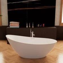 Frank Акриловая ванна F6118 White,181х80 см, отдельностоящая