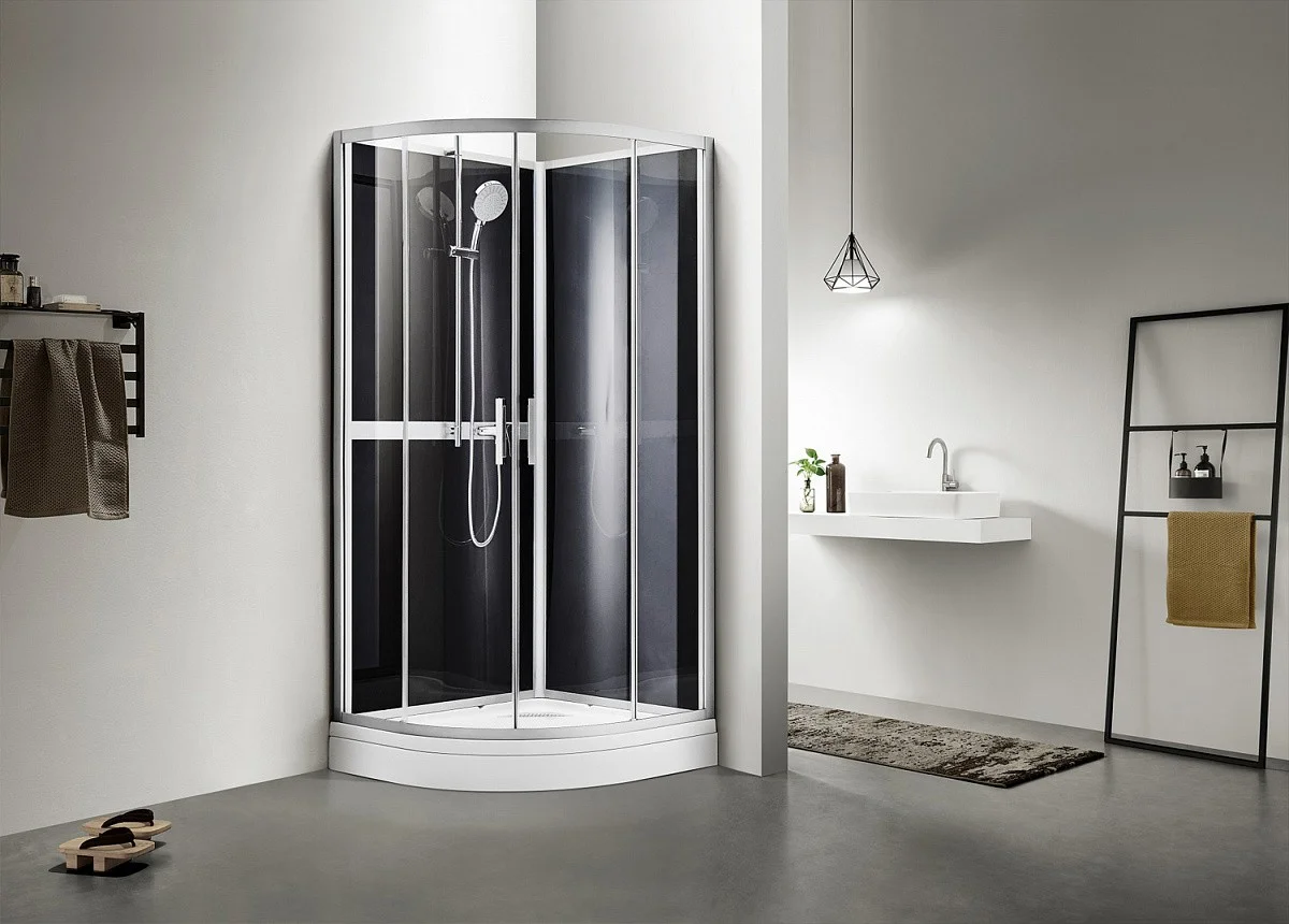 Приобрести azario душевая кабина denver 90x90 см, хром az-n10812 900