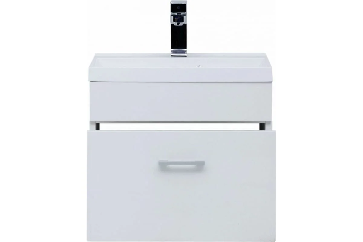 Приобрести aquanet тумба с раковиной нота 50 см, белая