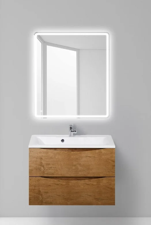 Приобрести тумба подвесная с раковиной belbagno marino-1000-2c-so-rn-p 100 см, rovere nature