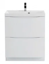 Тумба напольная с раковиной BelBagno MARINO-600-2C-PIA-BL-P 60 см, белый