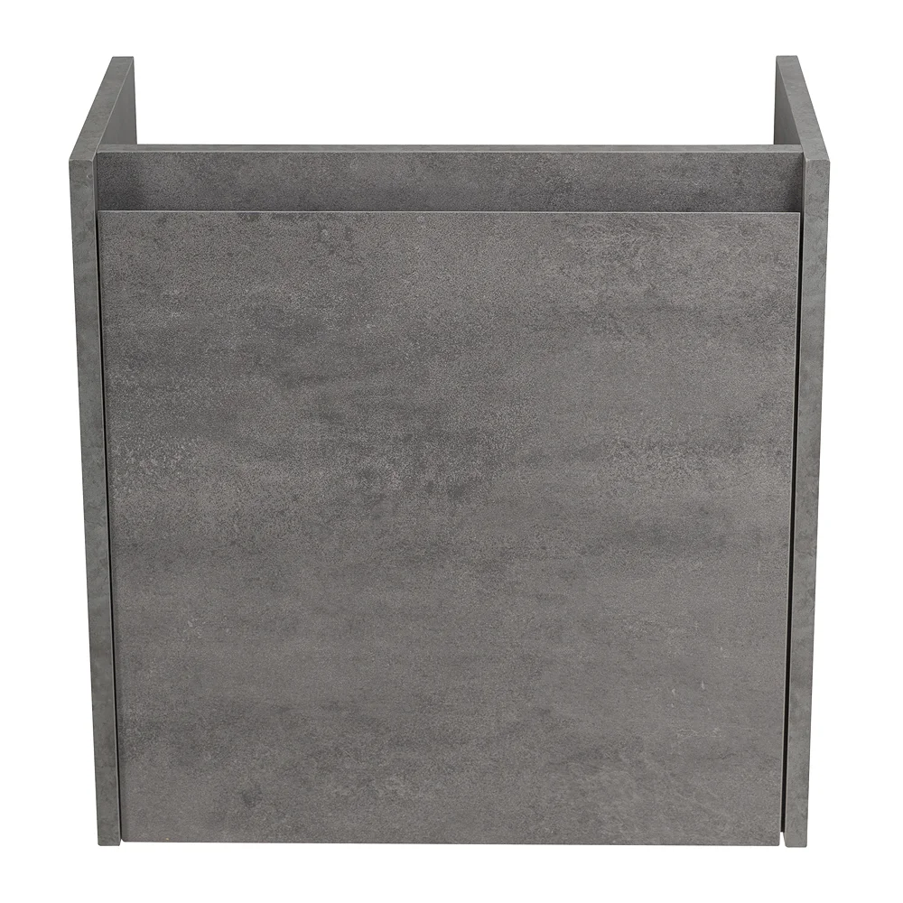 Приобрести belbagno тумба с раковиной kraft mini 50 см, подвесная cemento grigio правосторонняя, белая раковина