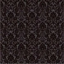 Плитка напольная Керамин Органза 5П Черная 40*40см