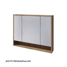 Caprigo Шкаф зеркальный 100см, дуб рустикальный