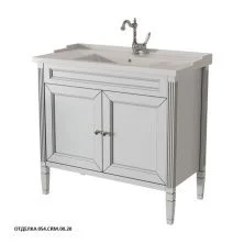 Caprigo Тумба с раковиной ALBION PROMO 90 см, белая