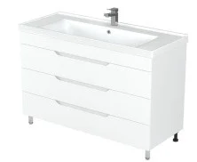 Mirsant Тумба напольная SOHO Quadro 120 см с раковиной Deep 120 УТ000089884