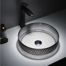 Comforty Раковина накладная GL10 36х44 см стеклянная