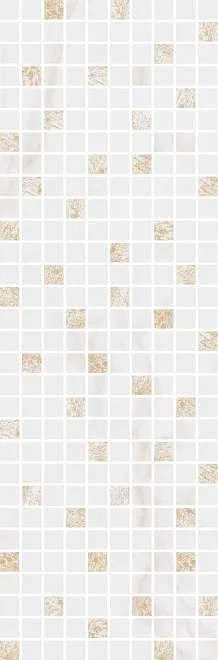 Приобрести декор настенный kerama marazzi астория д белый мозаичный 25х75