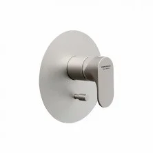 Kerama Marazzi Смеситель для душа скрытого монтажа Ole, с дивертором на два потока, атласный титан 69470EKM.M0.070