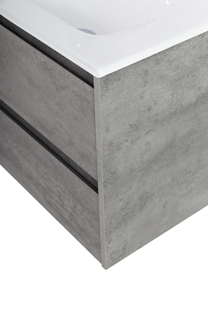 Приобрести belbagno тумба с раковиной kraft 39 50 см, подвесная cemento grigio, белая раковина