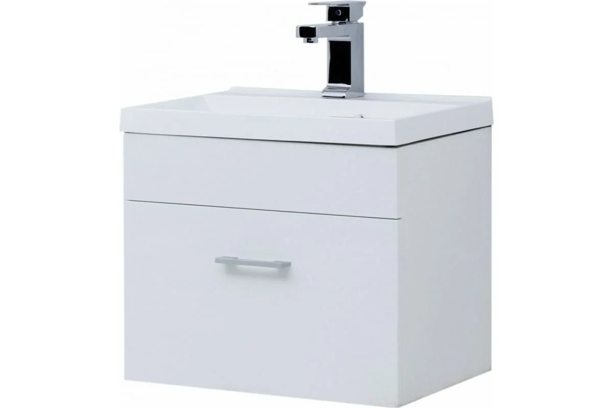 Приобрести aquanet тумба с раковиной нота 50 см, белая