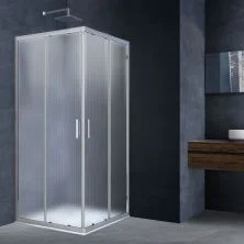 Vincea Душевое ограждение Rapid 90х100 см, текстурное, хром VSS-3R90/10MT