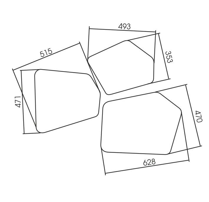 Приобрести azario зеркало bionic 190х84,7 см, три элемента, с подсветкой, сенсорный выключатель, led-00002547