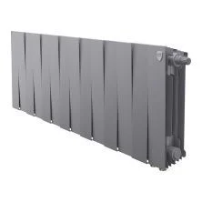 Royal Thermo Радиатор биметаллический Pianoforte 300 /Silver Satin ( серебристый ) VDR80 - 14 секц.