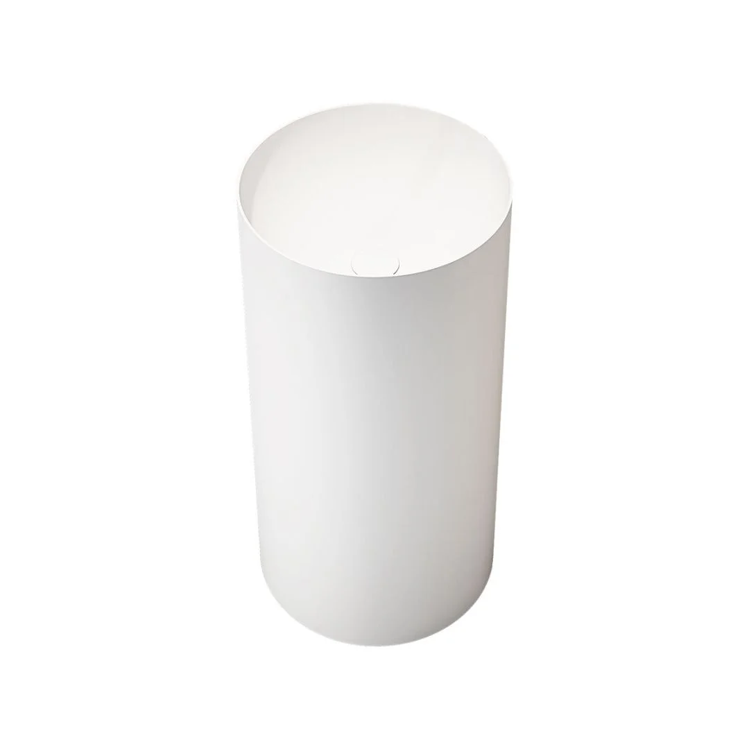 Приобрести vincea раковина напольная solid surface 40х40 см, белая матовая vbs-6sp01mw