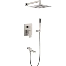 Grocenberg Встраиваемая душевая система, никель GB5089NK-1