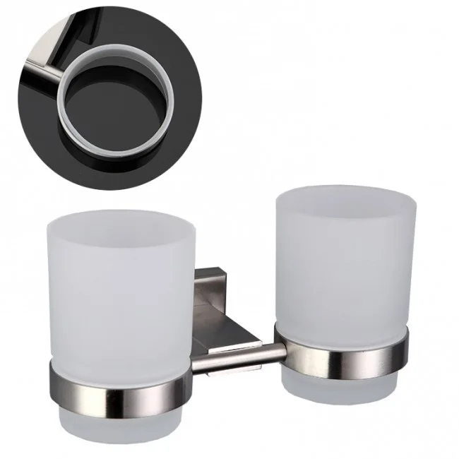 Приобрести gappo стакан двойной для зубных щеток g1708, сатин