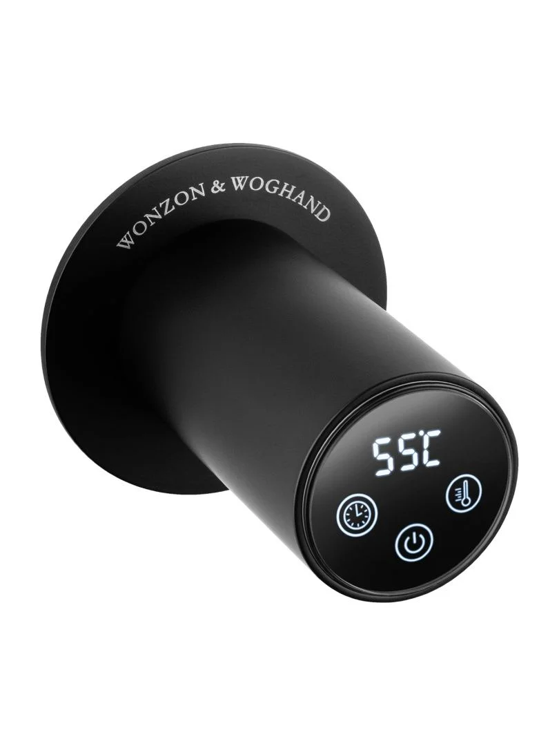 Приобрести полотенцесушитель электрический встраиваемый wonzon & woghand leipzig, черный матовый (ww-al3621-mb)