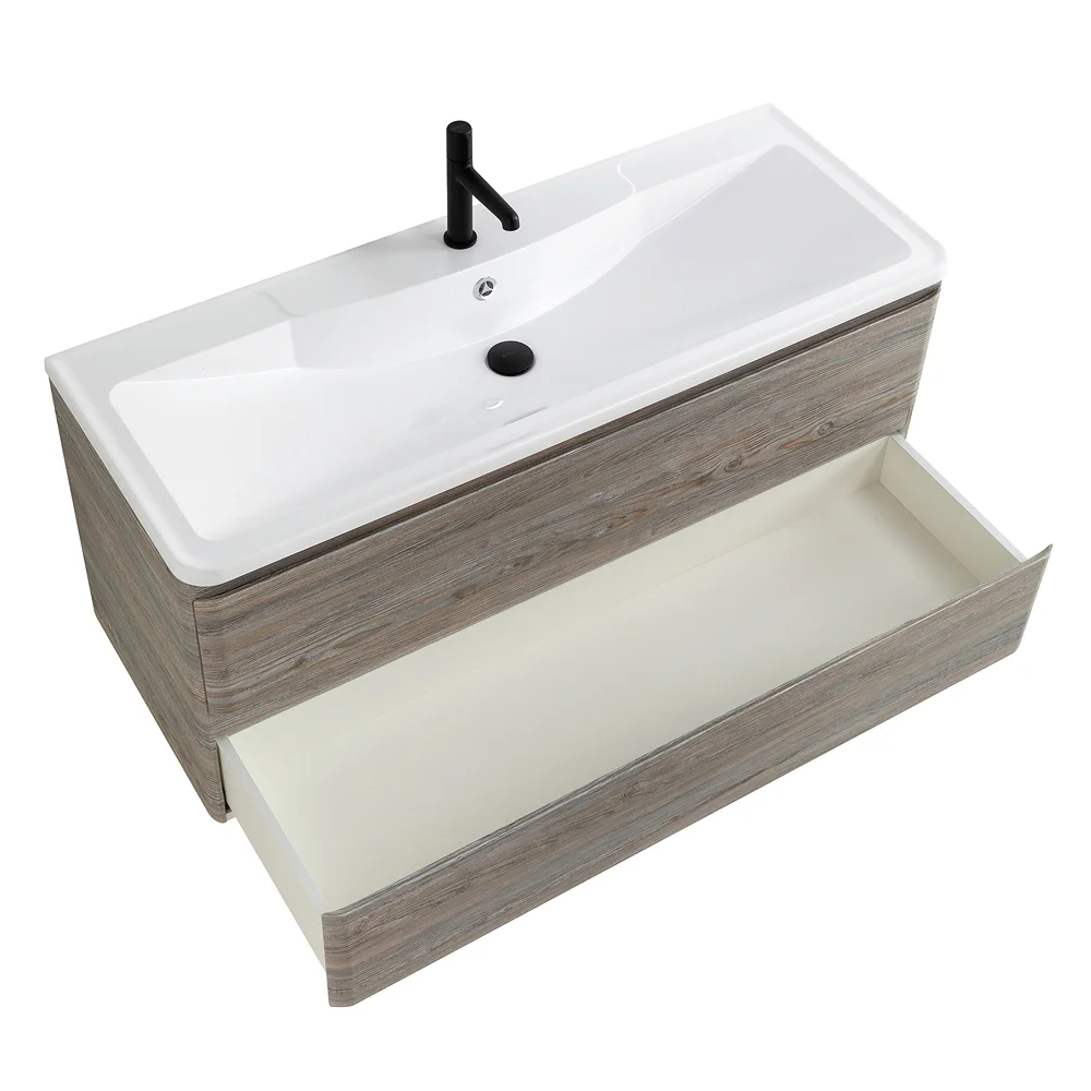 Приобрести belbagno тумба с раковиной albano 120 см, подвесная pino scania, белая раковина