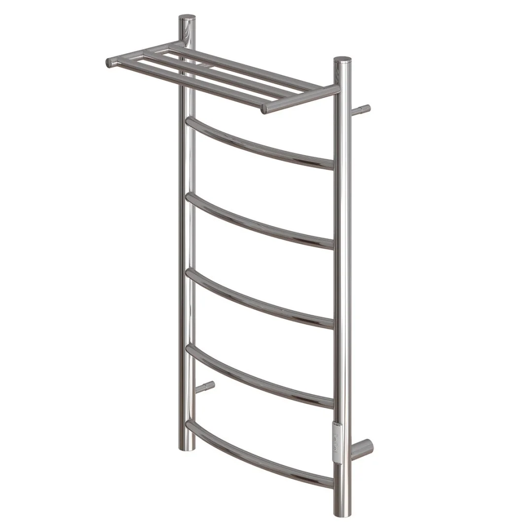 Приобрести полотенцесушитель электрический point 400х800 афина с полкой п5, хром pn04848p