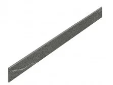 Плинтус Coliseumgres Lugano Graphite, Battiscopa 7.2x90см, черный, натуральный, реттифицированный