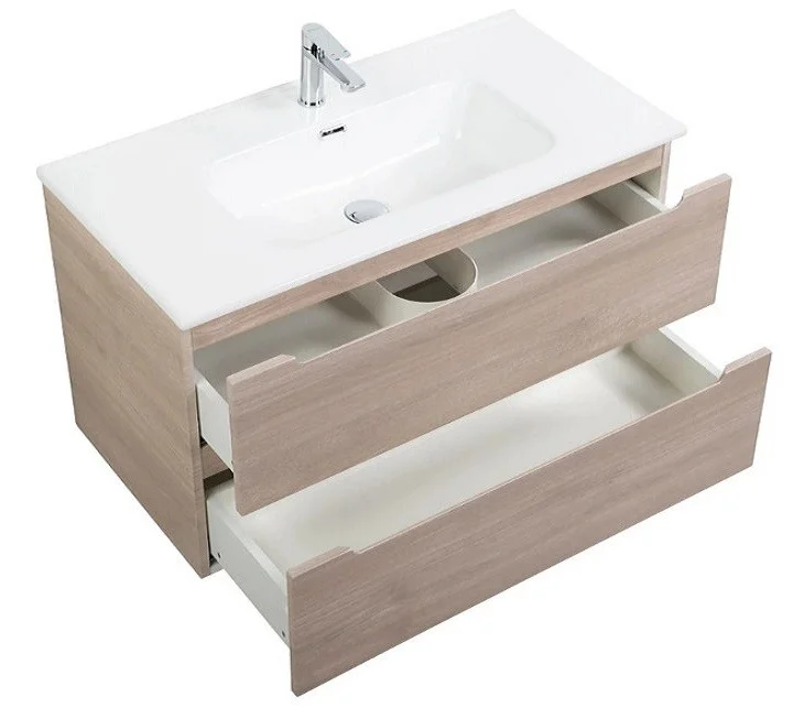 Приобрести тумба подвесная с раковиной belbagno etna-1000-2c-so-rg-p 100 см, rovere grigio