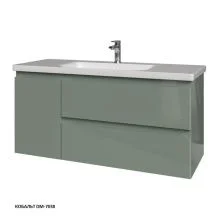 Caprigo Тумба с раковиной FORTE 120 см, левая, кобальт