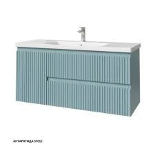 Caprigo Тумба с раковиной FORTE-Smalty TYPE 120 см, левая, голубая