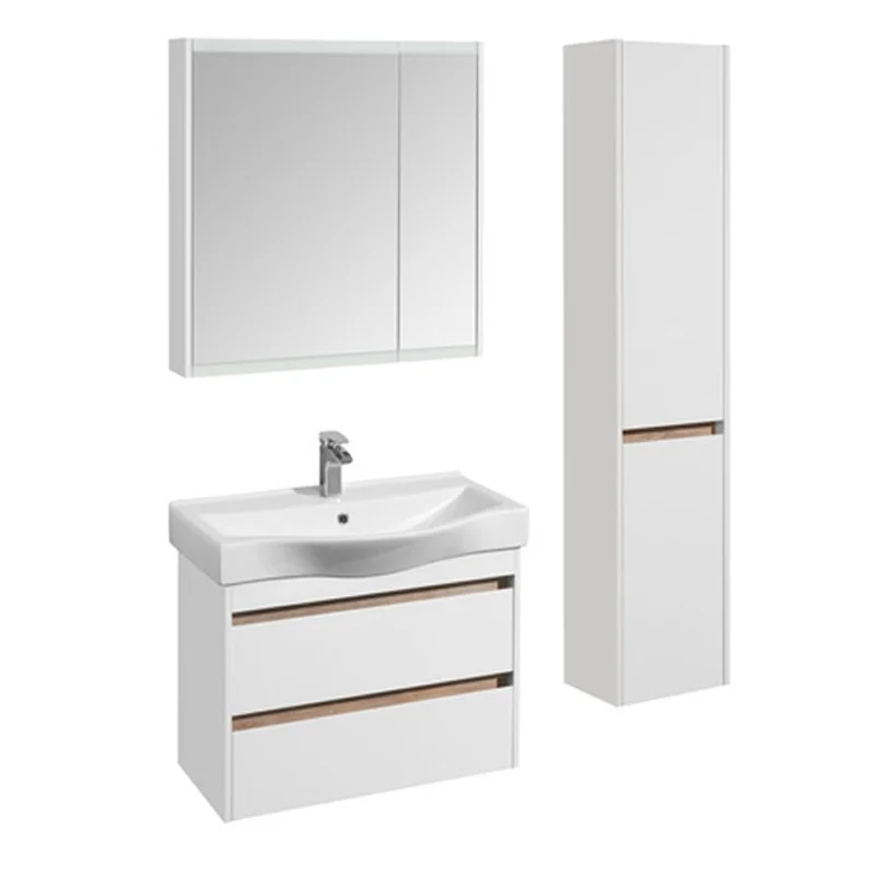 Приобрести акватон тумба c раковиной нортон 80 белая