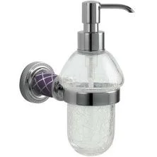 Boheme Дозатор жидкого мыла Murano, хром\фиолетовый 10912-V-CR