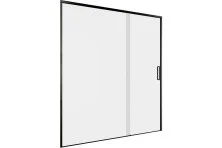 Aquanet Душевая дверь Pleasure Evo 160 AE65-N160-BT профиль черный, прозрачное стекло