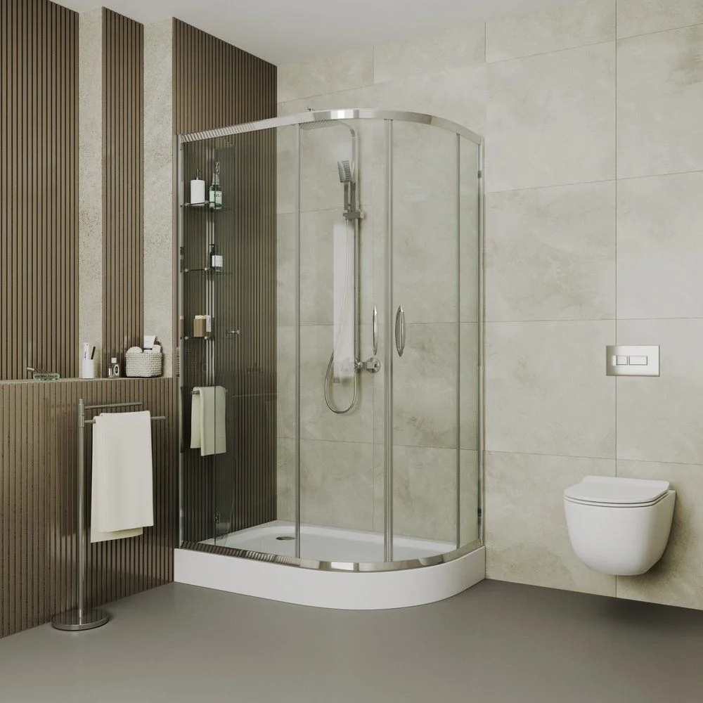 Приобрести grossman душевое ограждение classic 120х80 см, асимметричное, хром\ прозрачное gr-9120l l