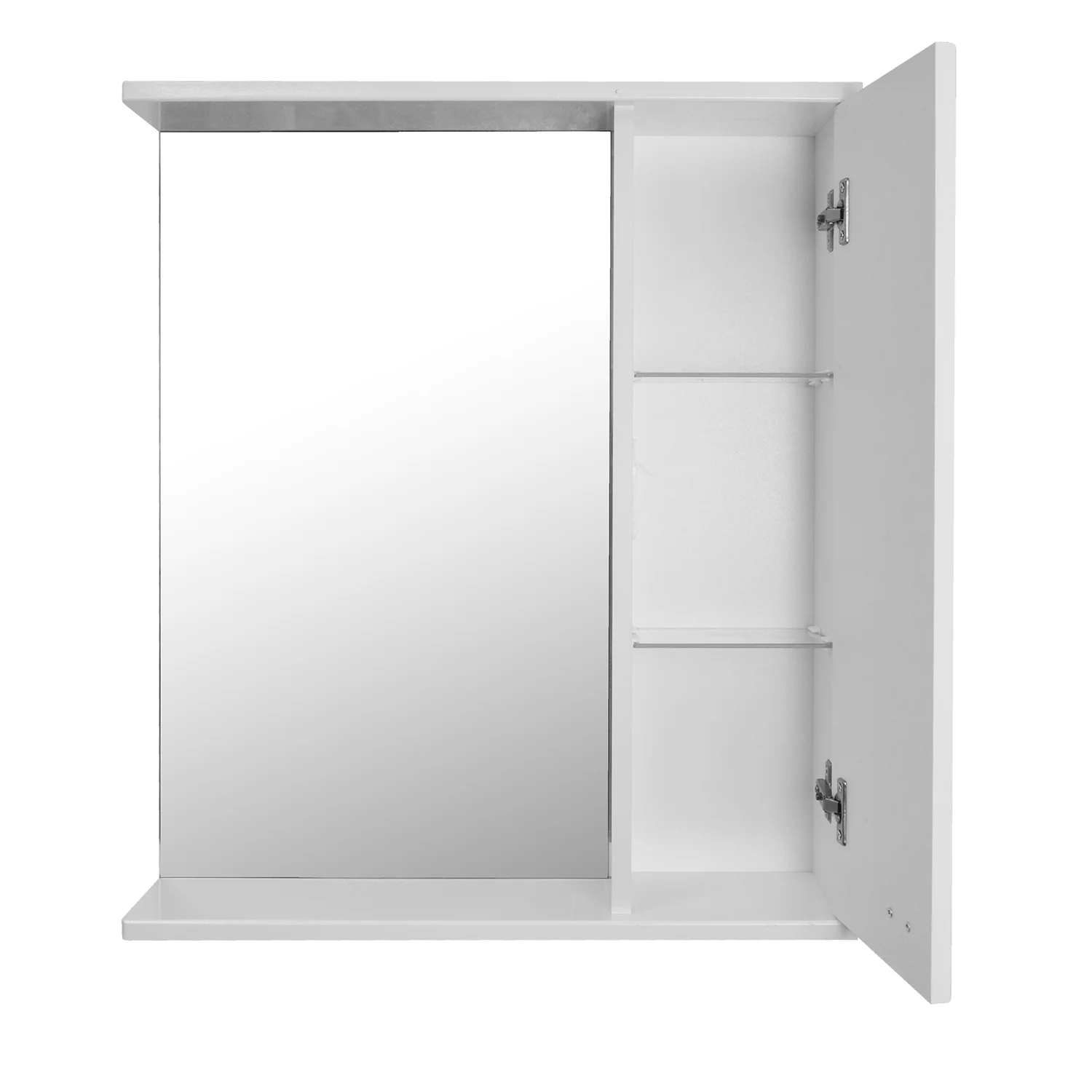 Приобрести loranto зеркало-шкаф софия 60х70 см правый , без светильника, белый (cs00077141)