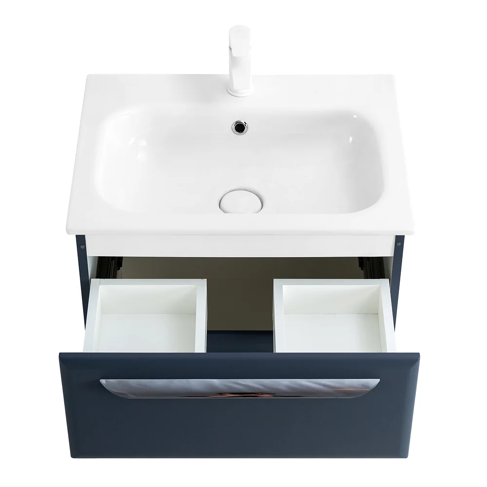 Приобрести cezares тумба подвесная с раковиной eco-cer 60 см grafito, графит eco-cer-600-2c-so-gr-p