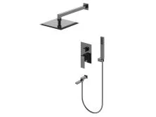 Hayzburg Встраиваемая душевая система, черный хром HB-1001BCH