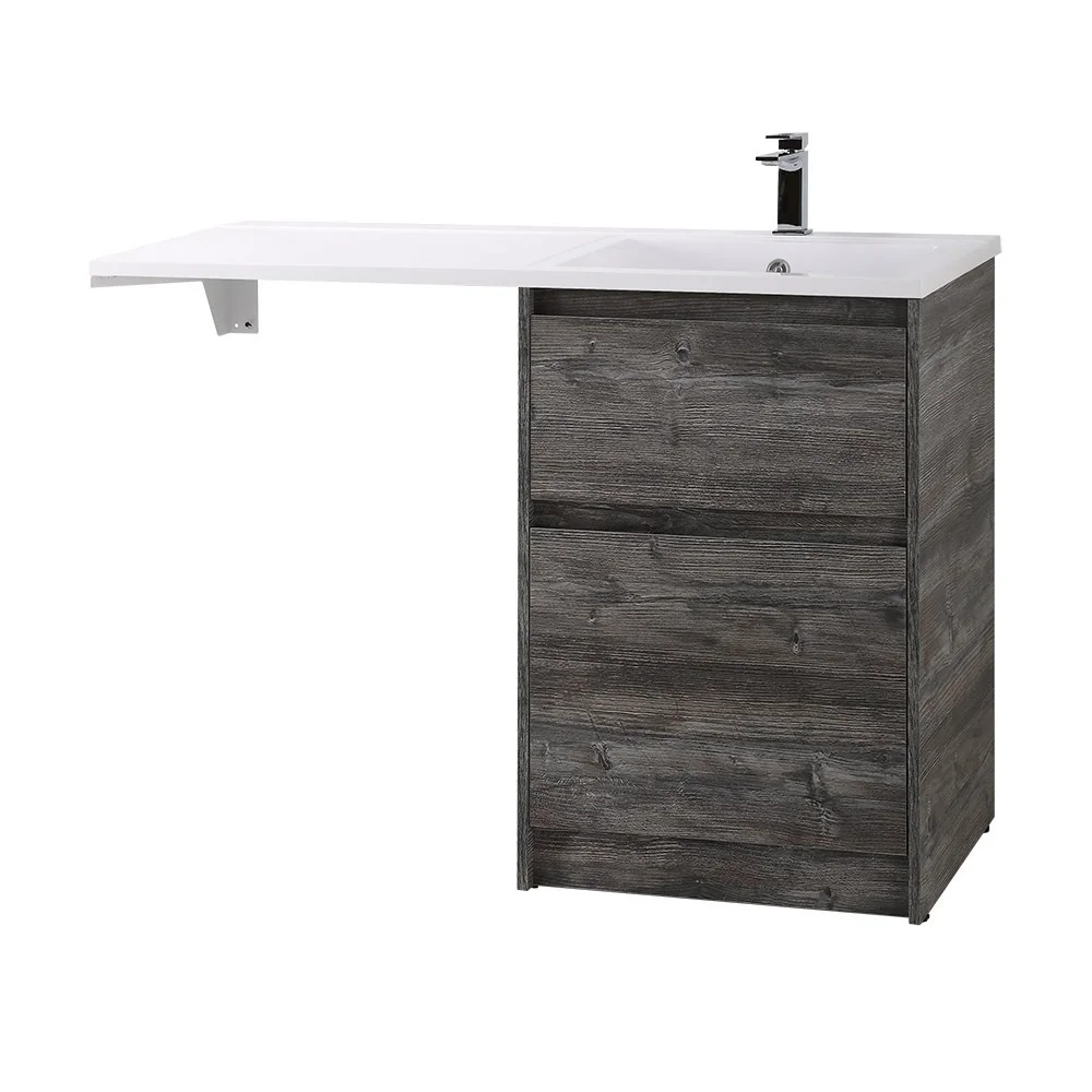 Приобрести belbagno тумба с раковиной kraft 120 см, напольная kraft-lvd-58/120-r pino pasadena, белая раковина
