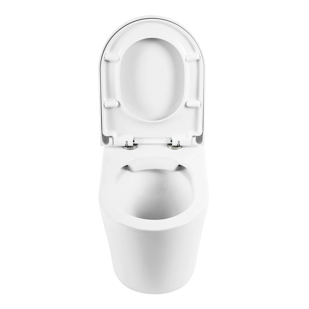 Приобрести belbagno унитаз безободковый приставной flay-rс сиденьем дюропласт, микролифт, белый bb1003cbr/bb865sc