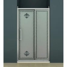 CEZARES Дверь душевая RETRO 110x195см RETRO-BF-1-110-PP-Cr