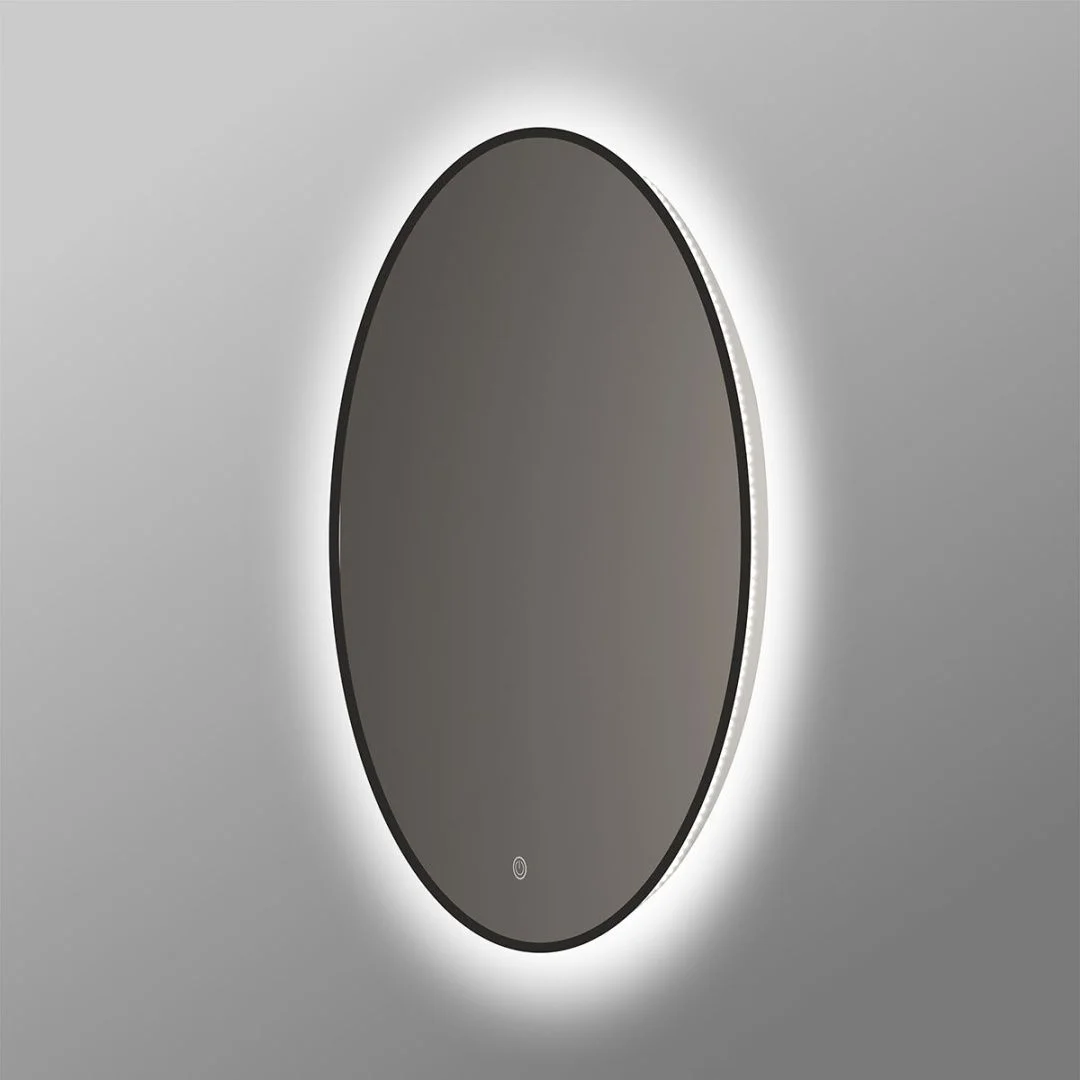 Приобрести vincea зеркало 80х80 см, с led подсветкой, сенсор, диммер, черное vlm-3de800b