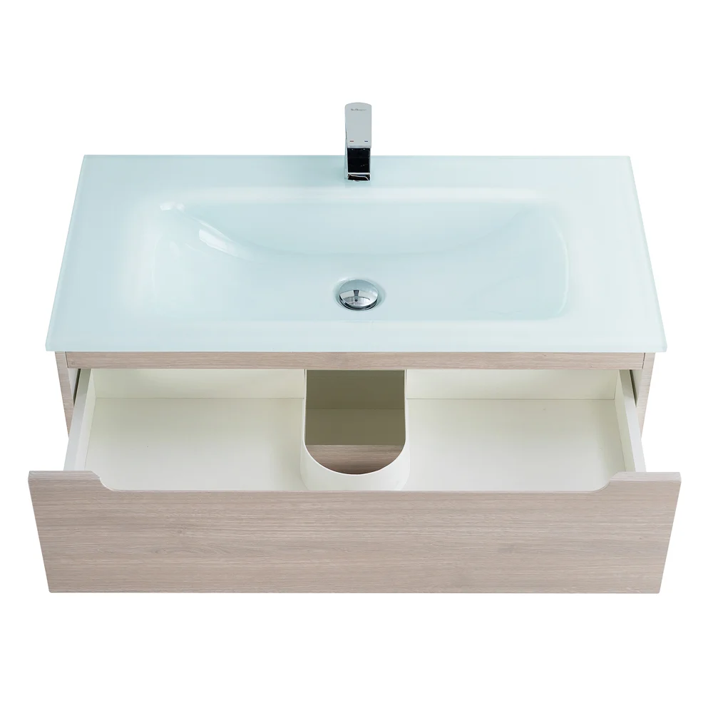 Приобрести belbagno тумба с раковиной etna 80 см, подвесная rovere grigio, стеклянная раковина