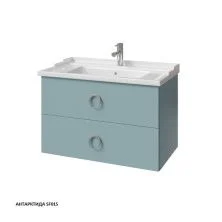 Caprigo Тумба с раковиной BRIGHTON 80 см, голубая, эмаль BRL80