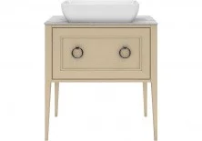Тумба напольная со столешницей Kerama Marazzi Plaza Classic 80 см PL.C.80.1+1\CAP, капучино