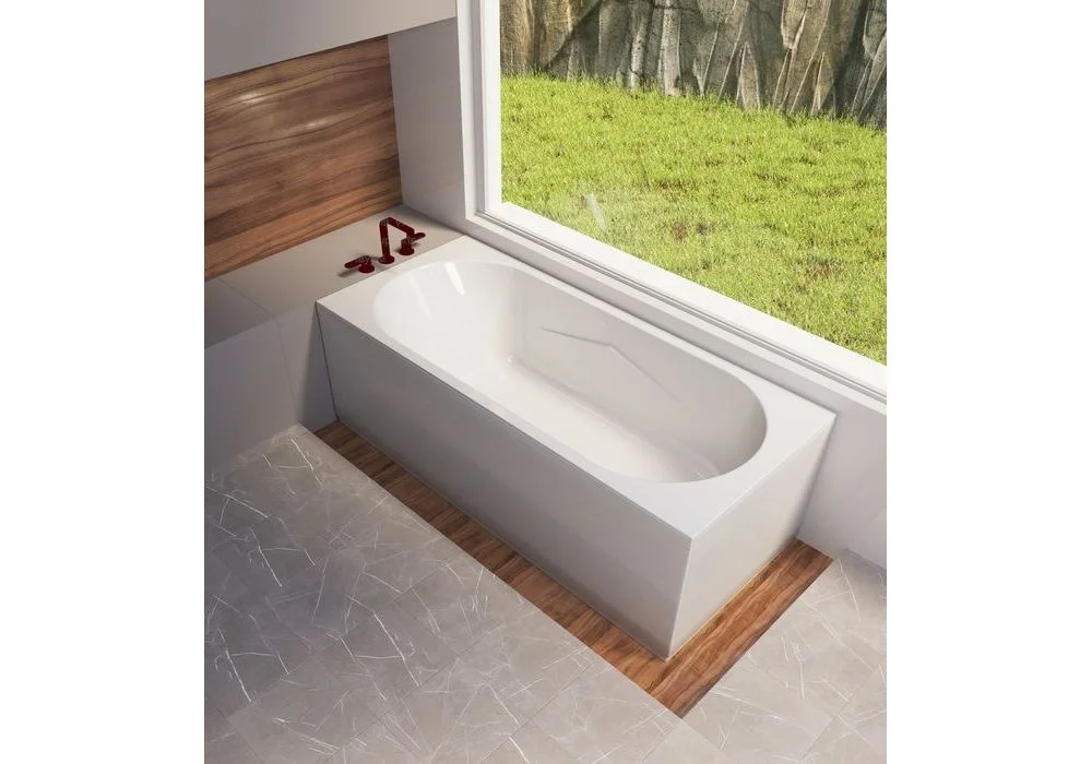 Приобрести акриловая ванна mirsant каспий premium 150x70 см