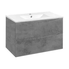 Vincea Тумба подвесная Mia 90 см, бетон, VMC-2MC900BT;VBS-13990