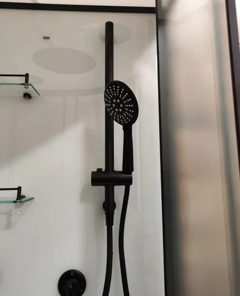 Приобрести frank душевая кабина f412l black, низкий поддон, левосторонняя